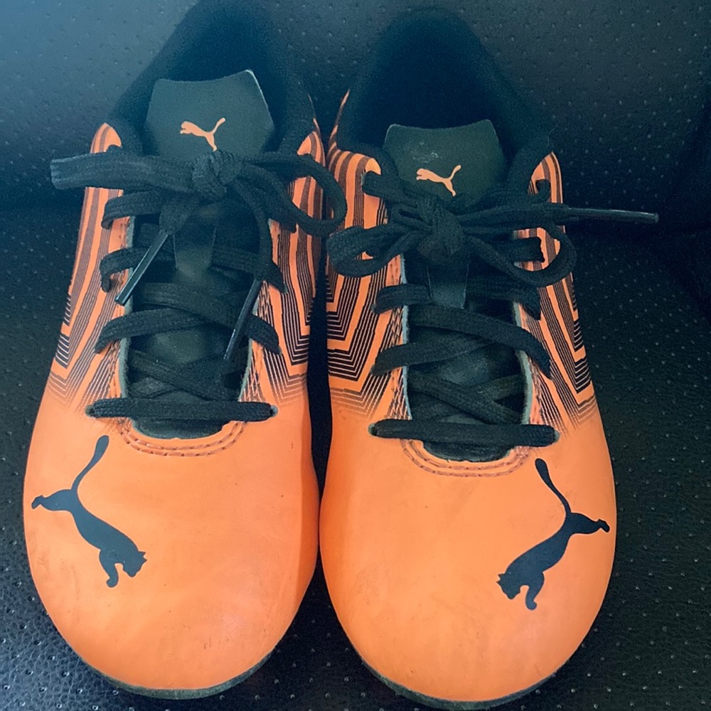 Little boys size 13 Puma cleats